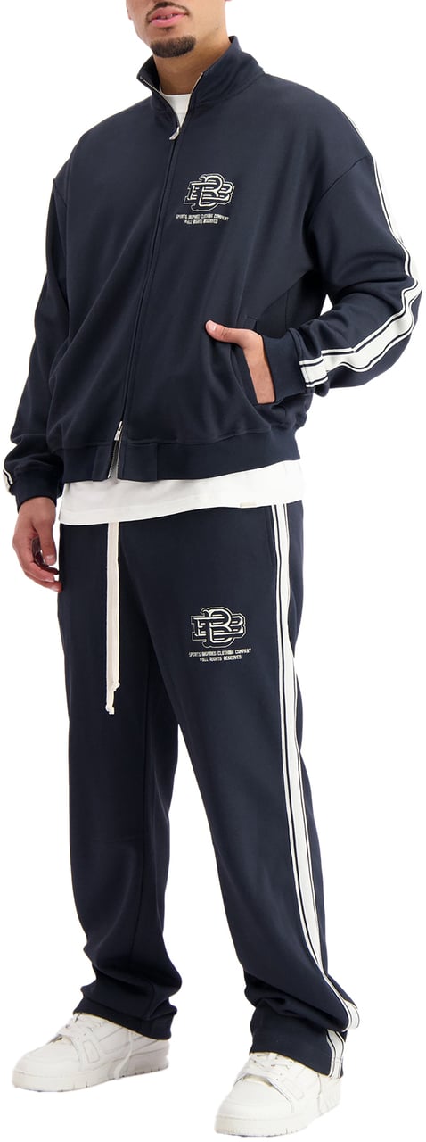 Black Bananas Monogram Trackpants Blauw