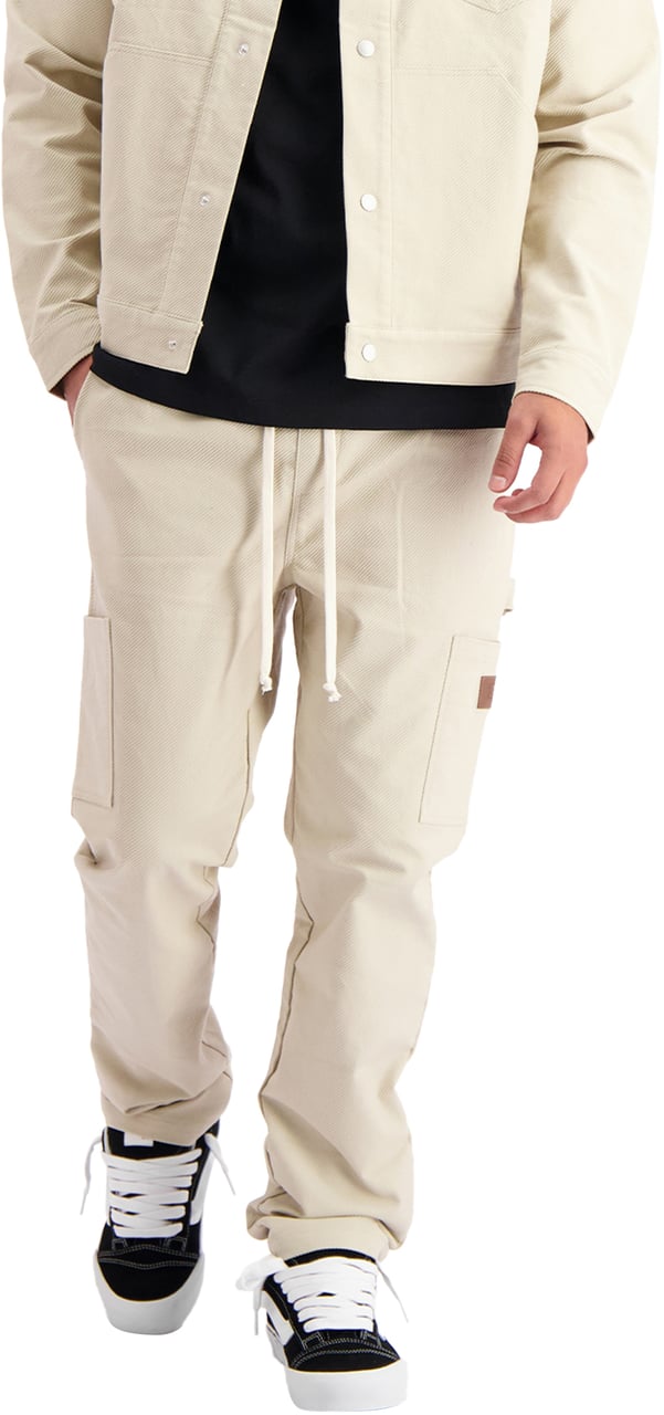 Black Bananas Twill Worker Pants Beige