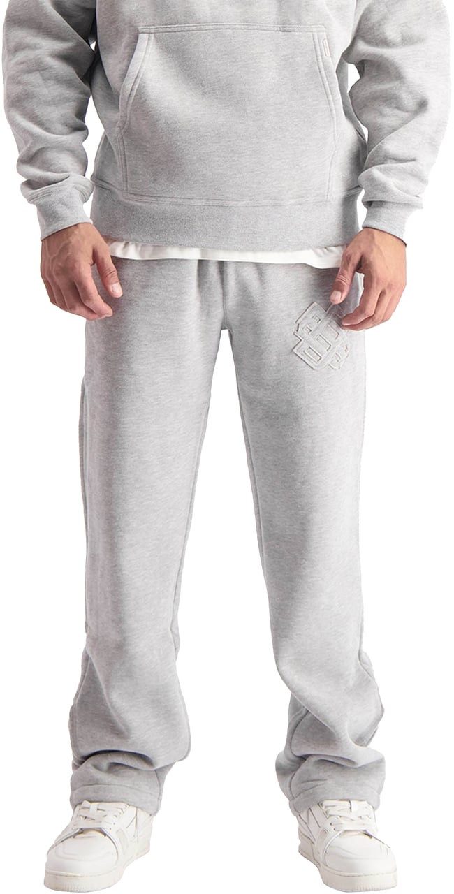 Black Bananas Monogram Broek Grijs