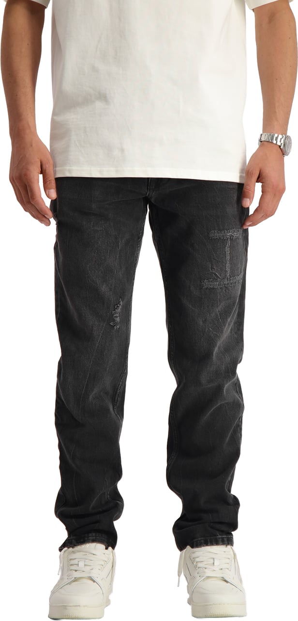 Black Bananas DESTROYED DENIM Zwart