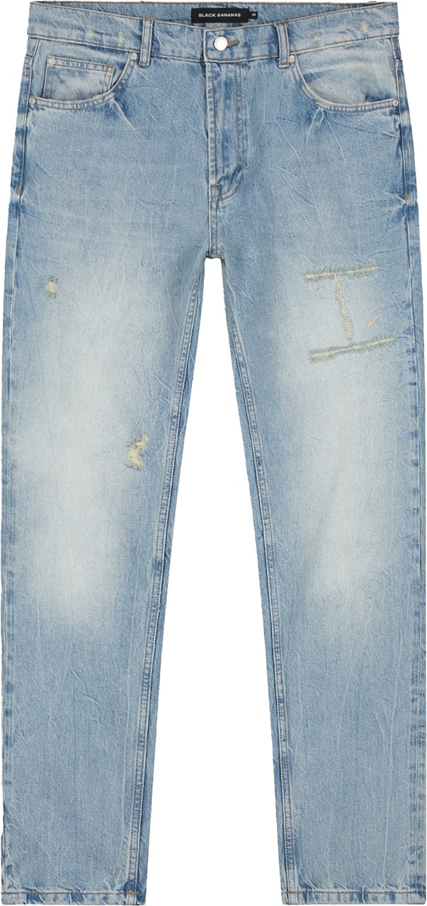 Black Bananas DESTROYED DENIM Blauw