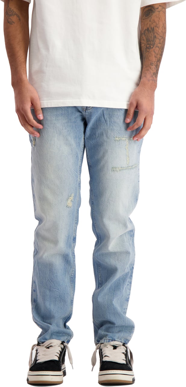 Black Bananas DESTROYED DENIM Blauw