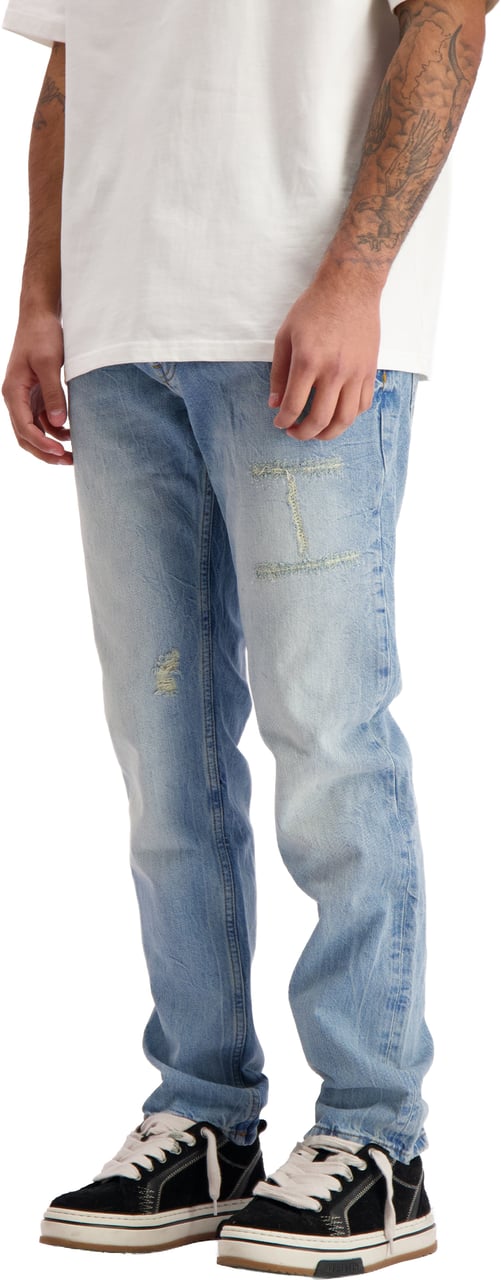 Black Bananas DESTROYED DENIM Blauw