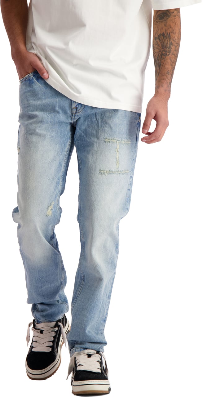 Black Bananas DESTROYED DENIM Blauw