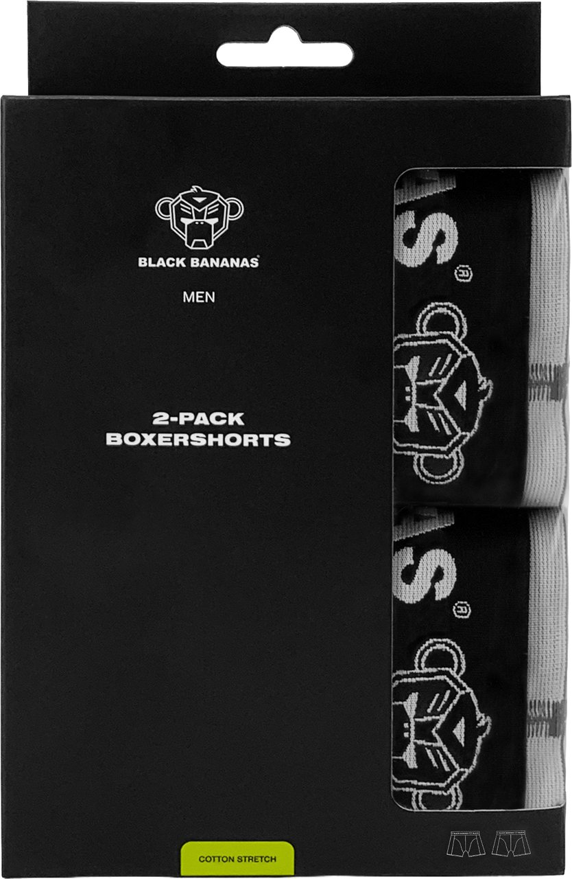 Black Bananas 2-PACK CONVOY BOXERSHORTS Zwart