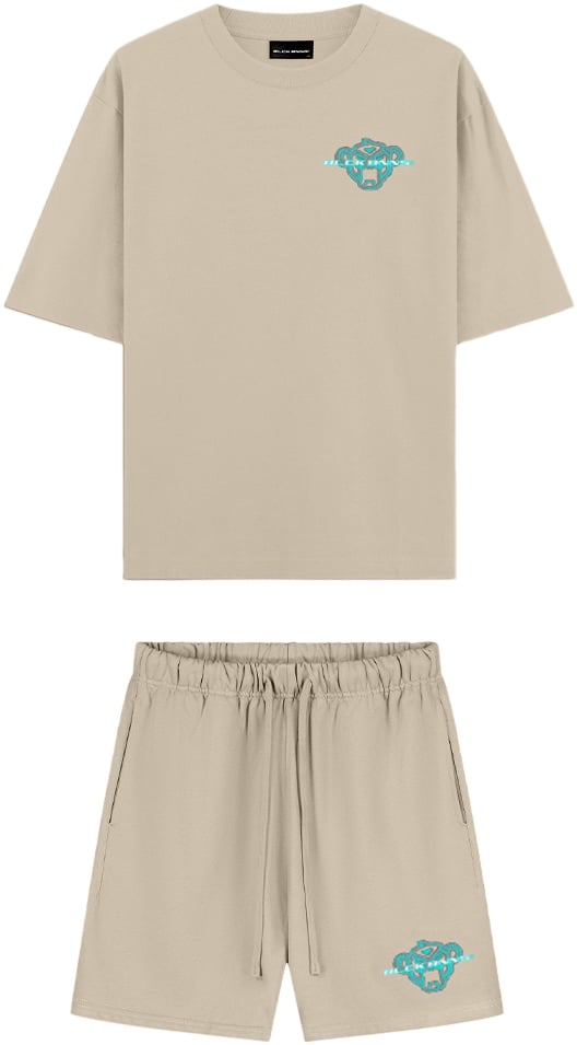Black Bananas Kids Sketch Twinset Taupe