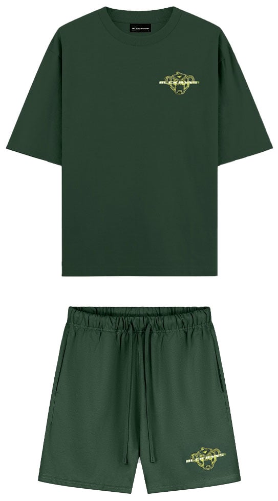 Black Bananas Kids Sketch Twinset Groen