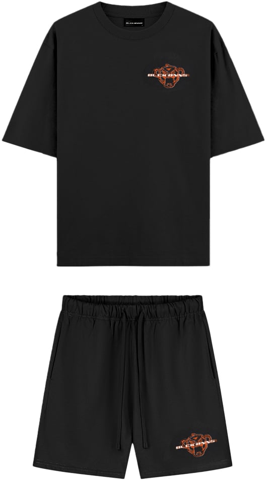 Black Bananas Kids Sketch Twinset Zwart