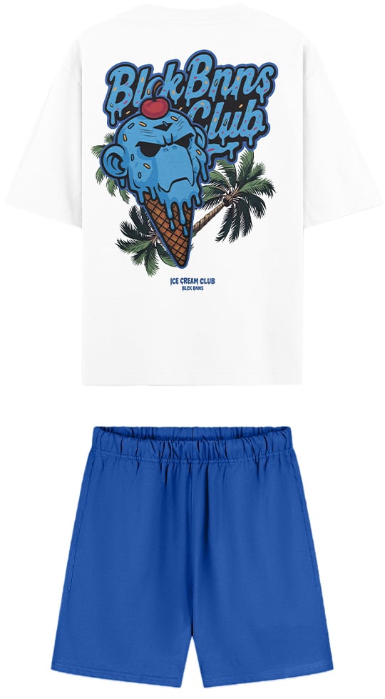 Black Bananas Kids Ice Cream Twinset Blauw