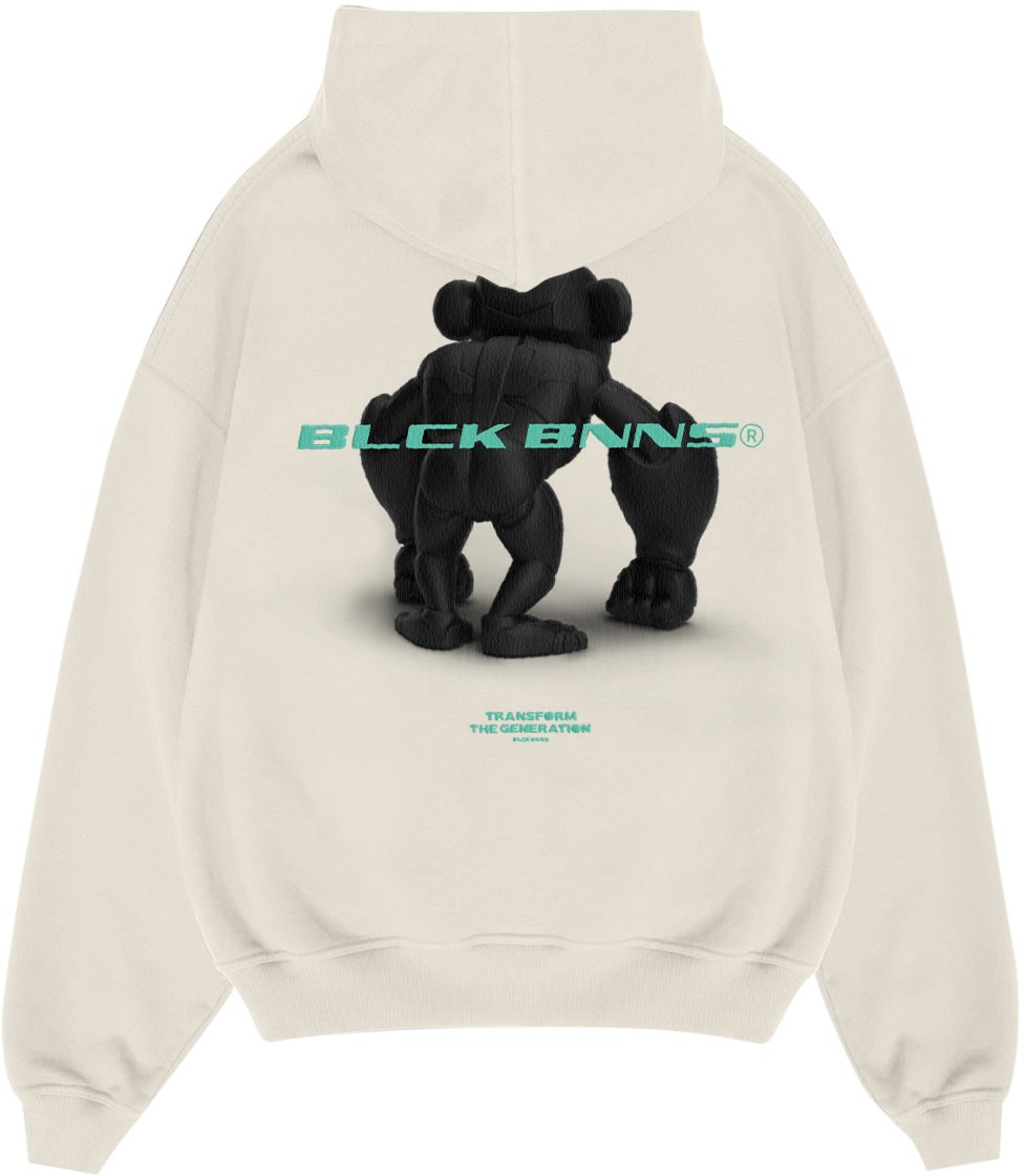 Black Bananas Kids 3d Convoy Hoody Grijs