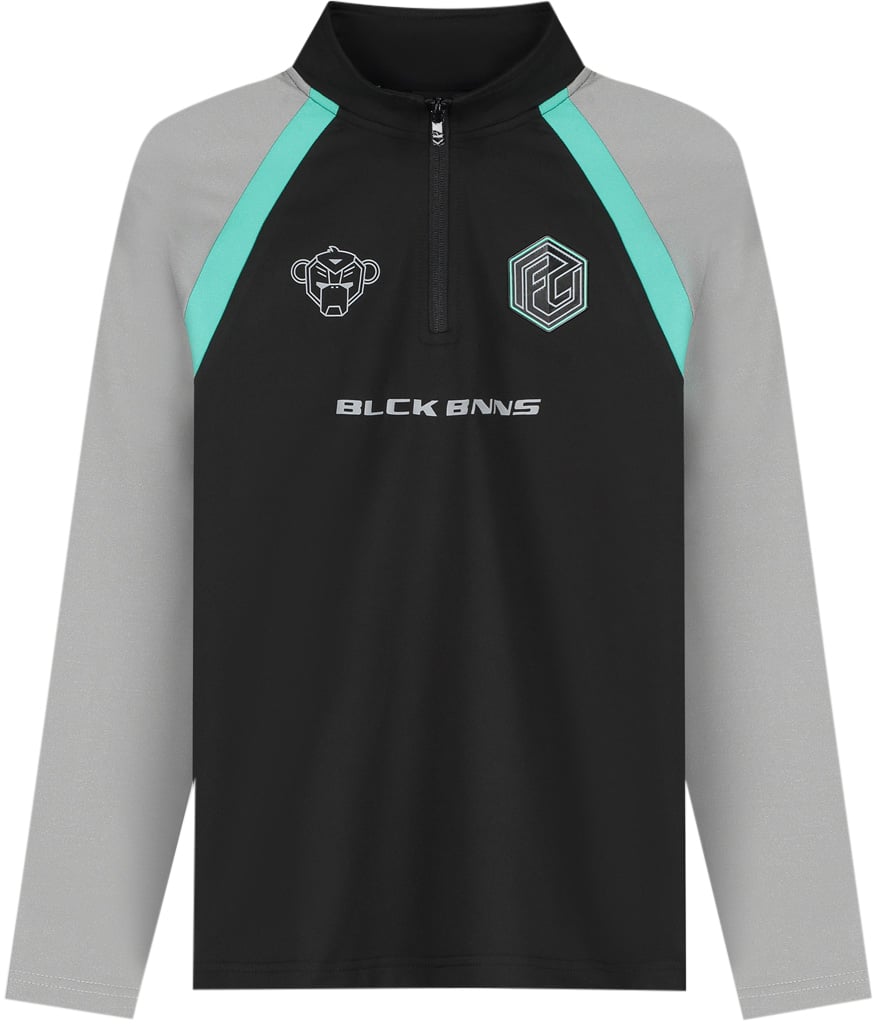 Black Bananas Kids Football Tracktop Zwart