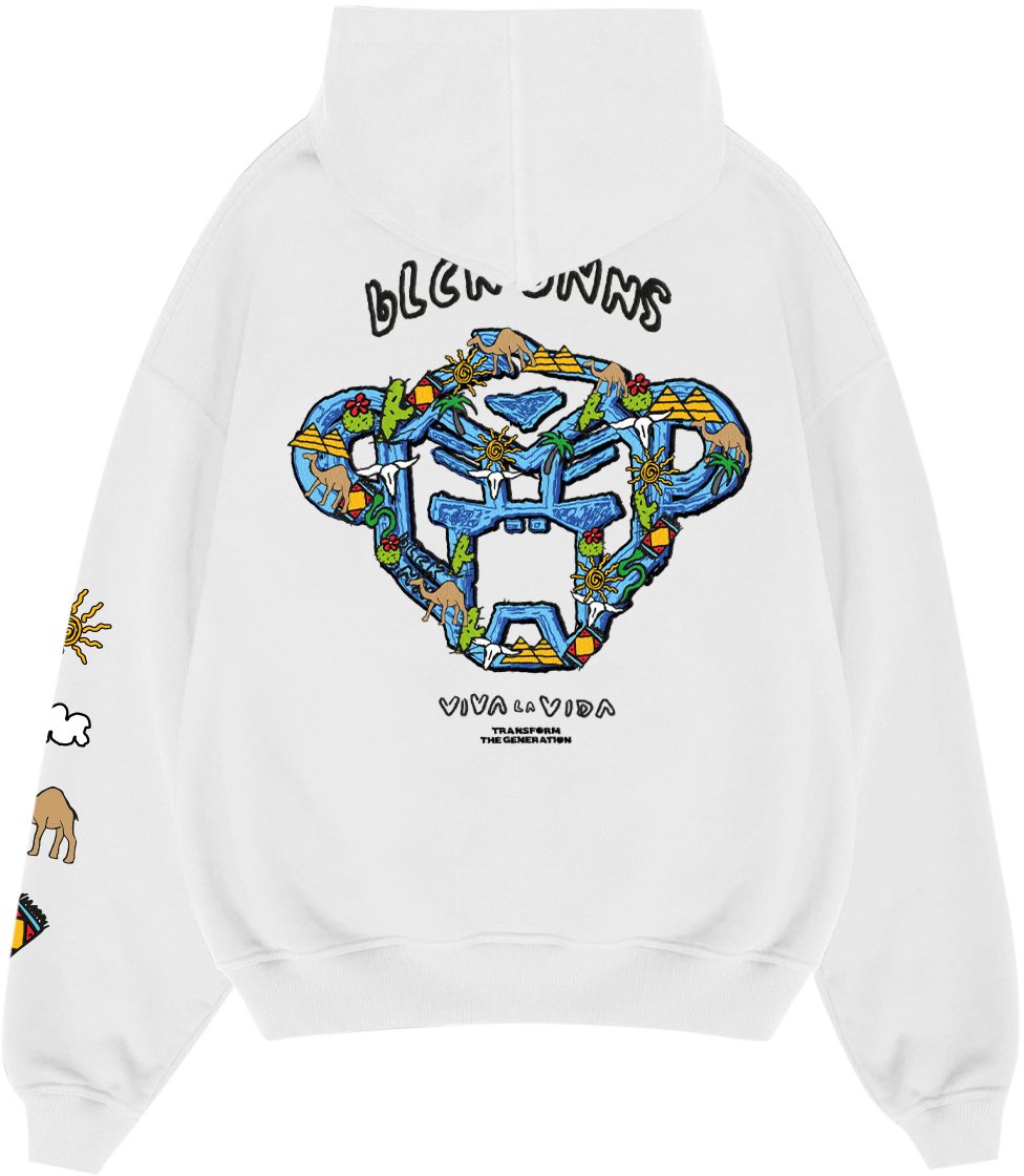 Black Bananas Kids Crayon Hoodie Wit