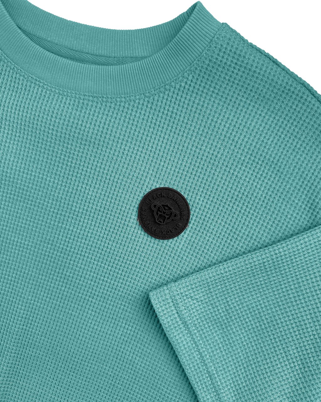 Black Bananas Kids Waffle T-shirt Groen