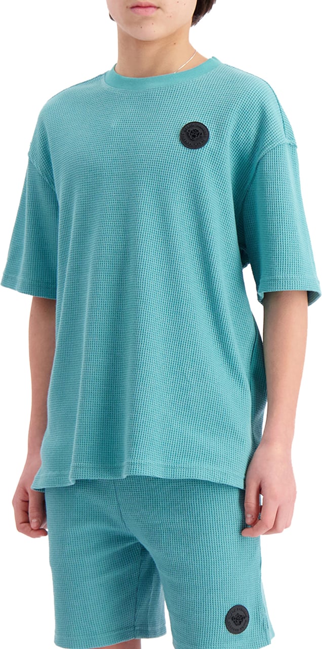 Black Bananas Kids Waffle T-shirt Groen