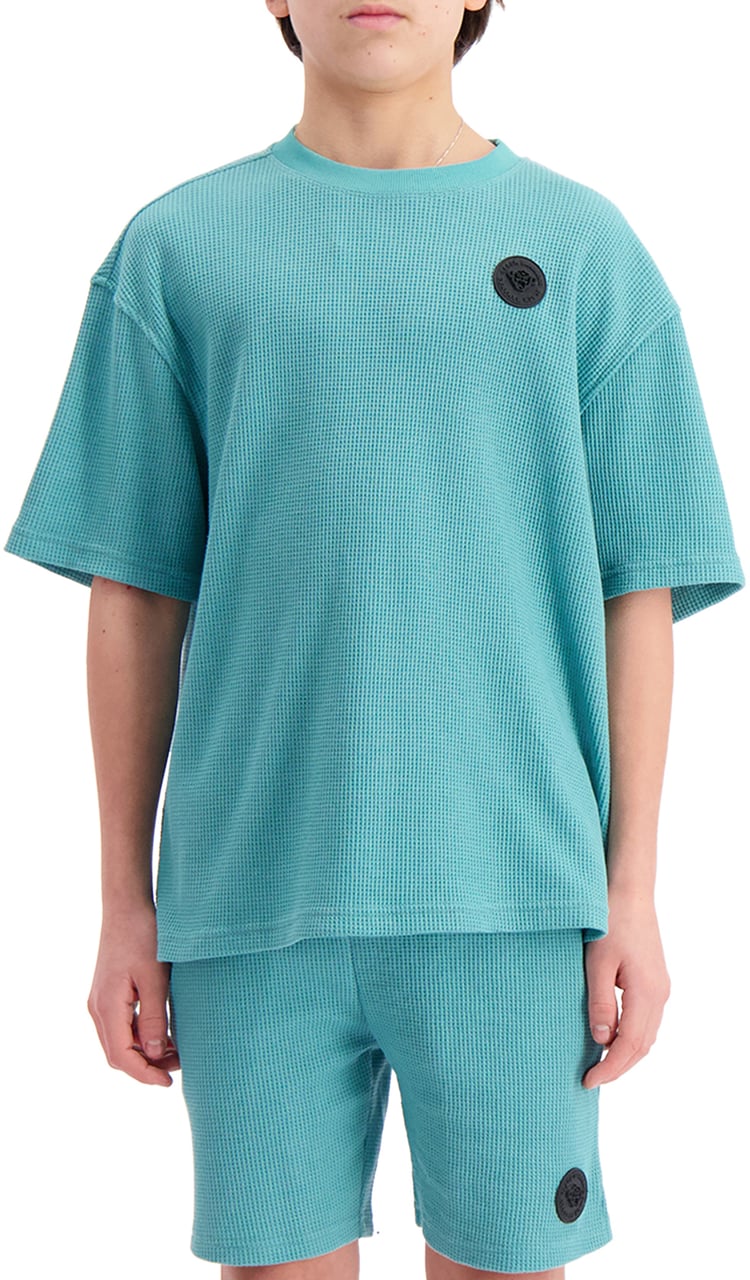 Black Bananas Kids Waffle T-shirt Groen