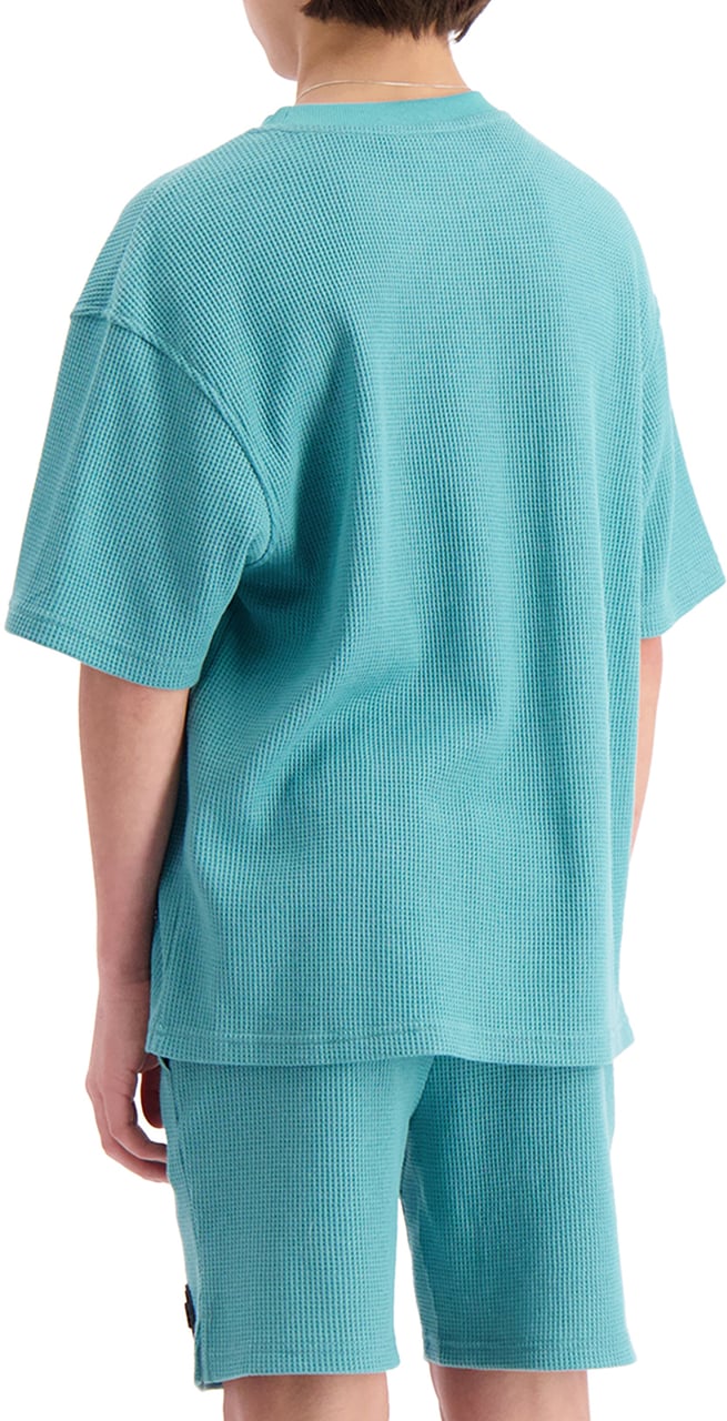 Black Bananas Kids Waffle T-shirt Groen