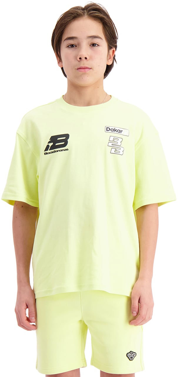 Black Bananas Kids Cross T-shirt Geel