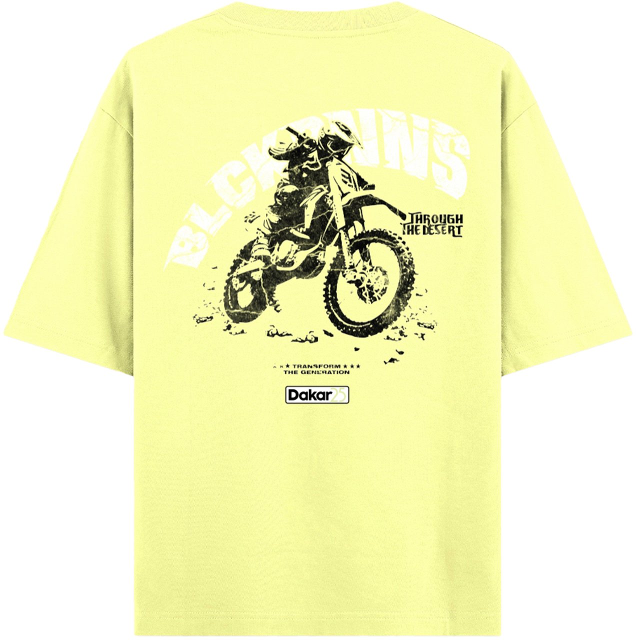 Black Bananas Kids Cross T-shirt Geel