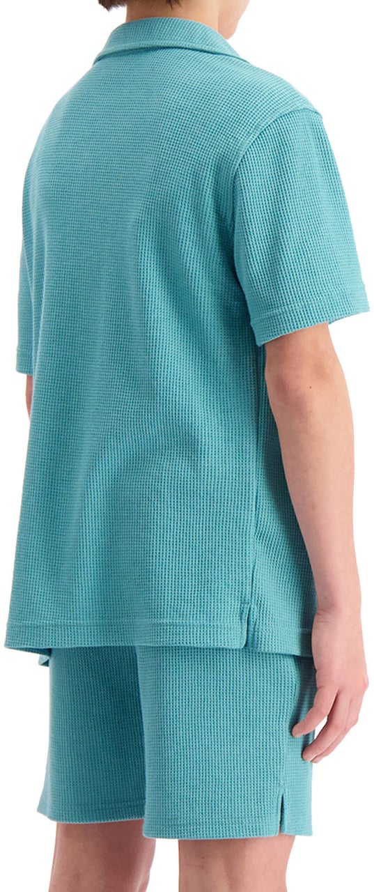 Black Bananas Kids Waffle Shirt Groen