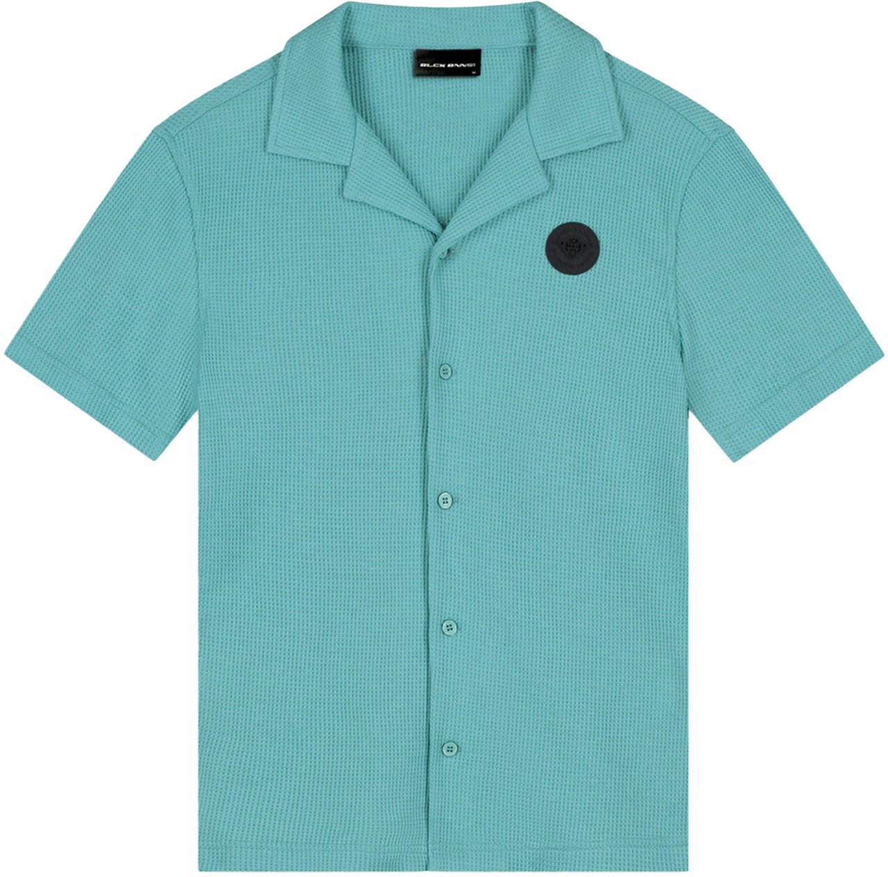 Black Bananas Kids Waffle Shirt Groen