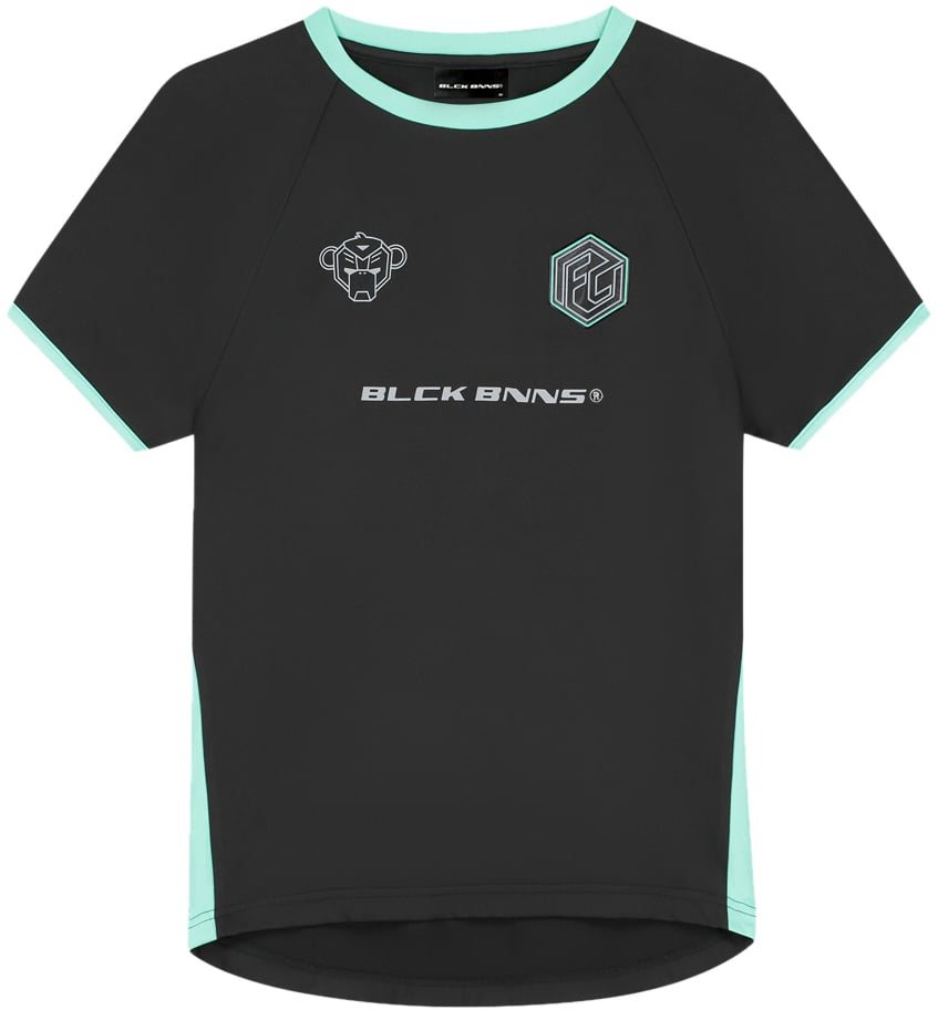 Black Bananas Kids Football T-shirt Zwart