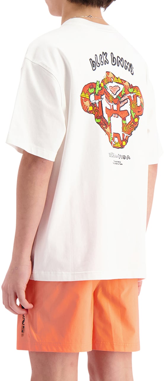 Black Bananas Kids Crayon T-shirt Wit