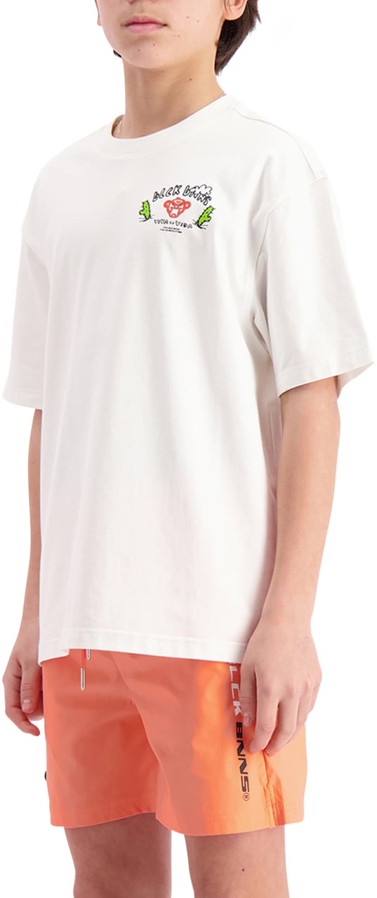 Black Bananas Kids Crayon T-shirt Wit