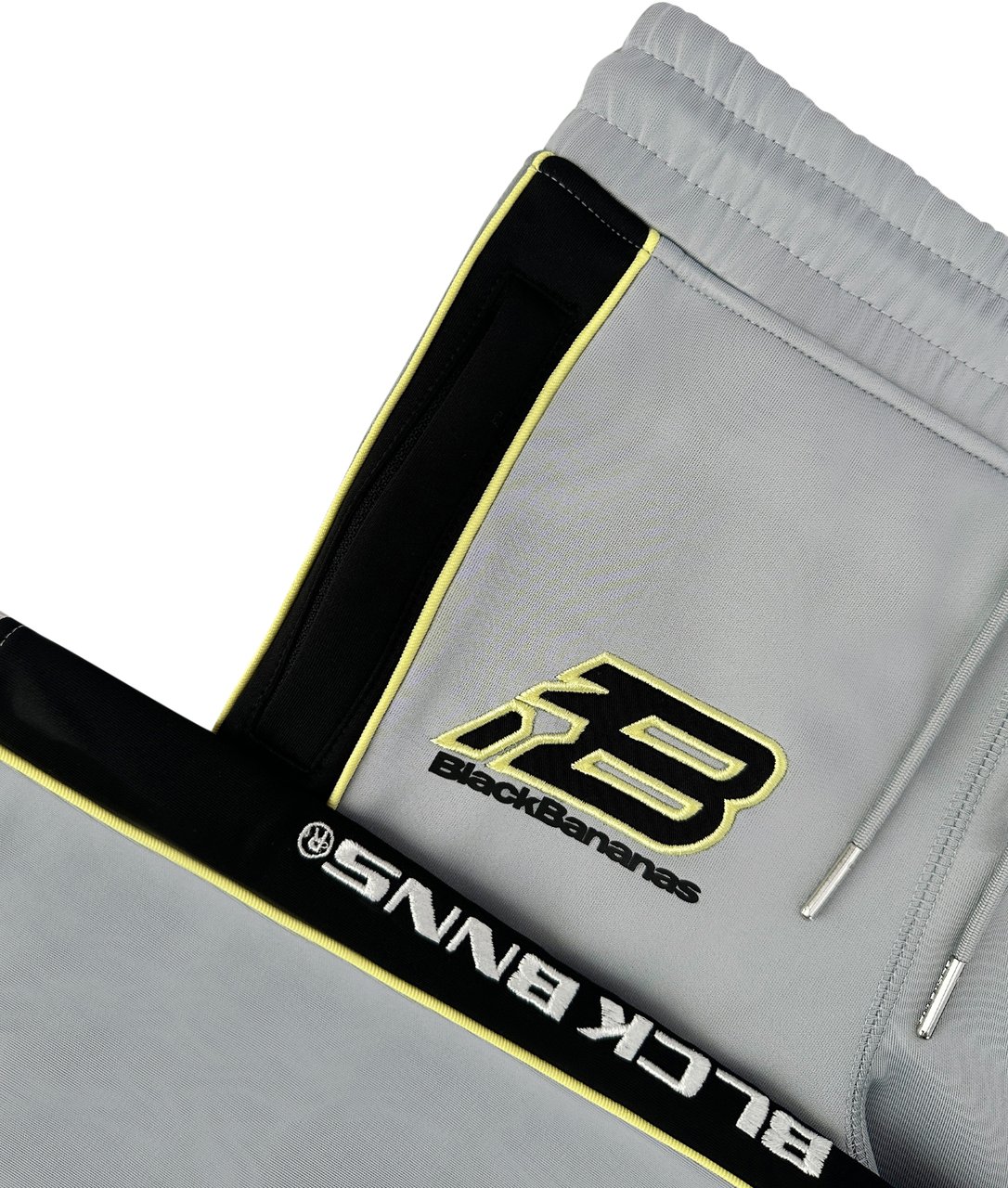 Black Bananas Kids Race Trackpants Grijs