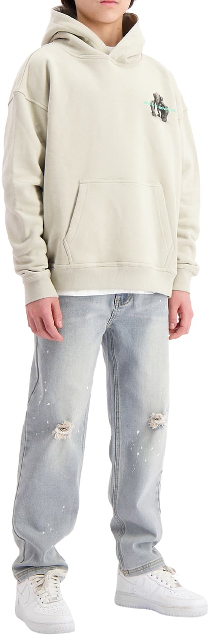 Black Bananas Kids Straight Fit Painter Denim Blauw