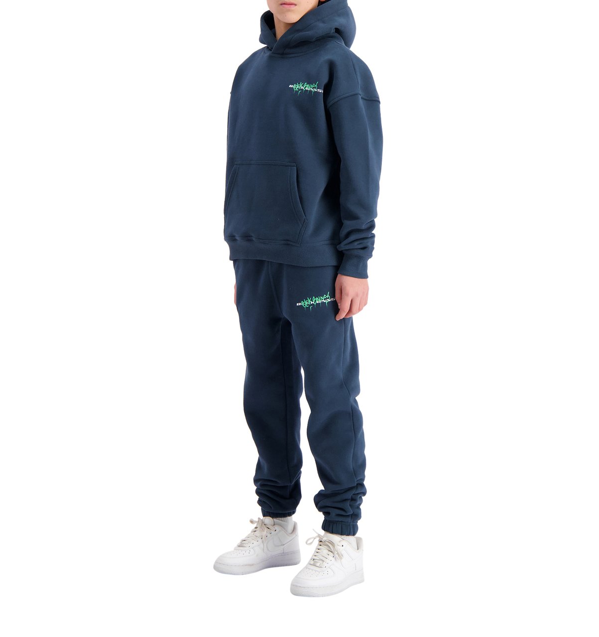 Black Bananas Kids Sprayed Sweatpants Blauw