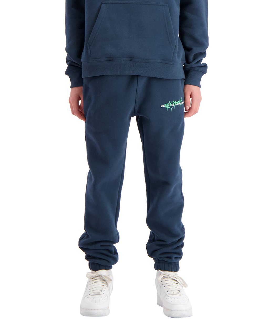 Black Bananas Kids Sprayed Sweatpants Blauw