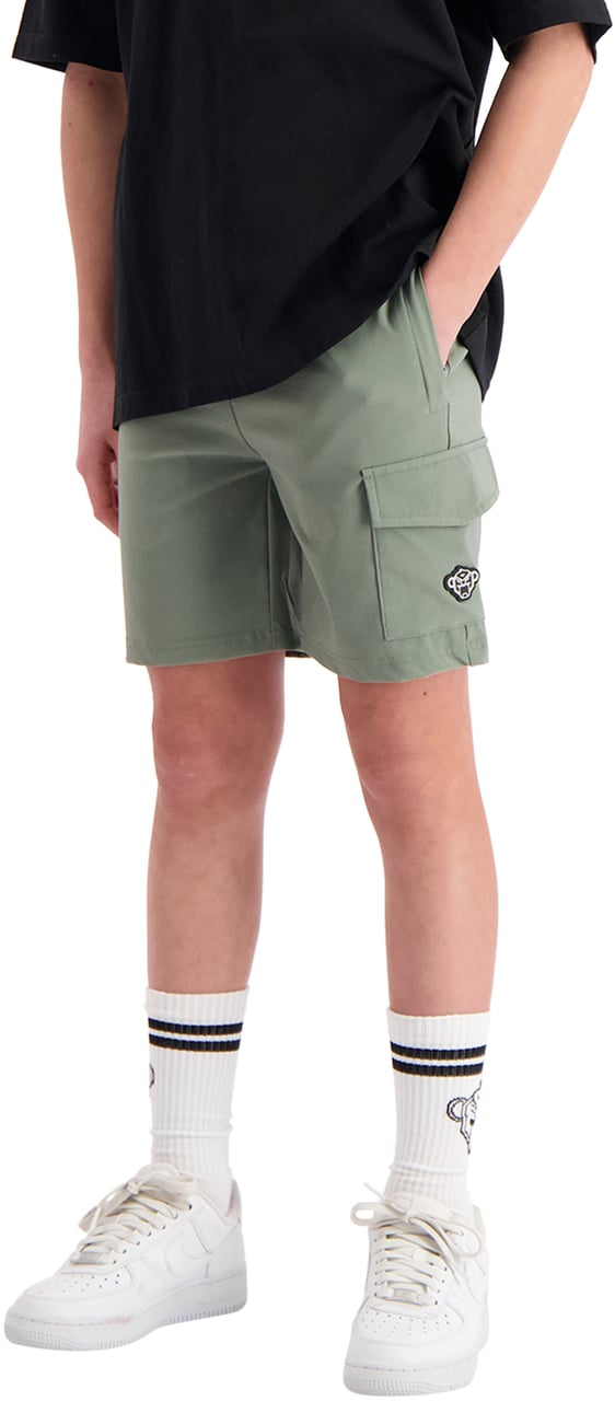Black Bananas Kids Cargo Shorts Groen