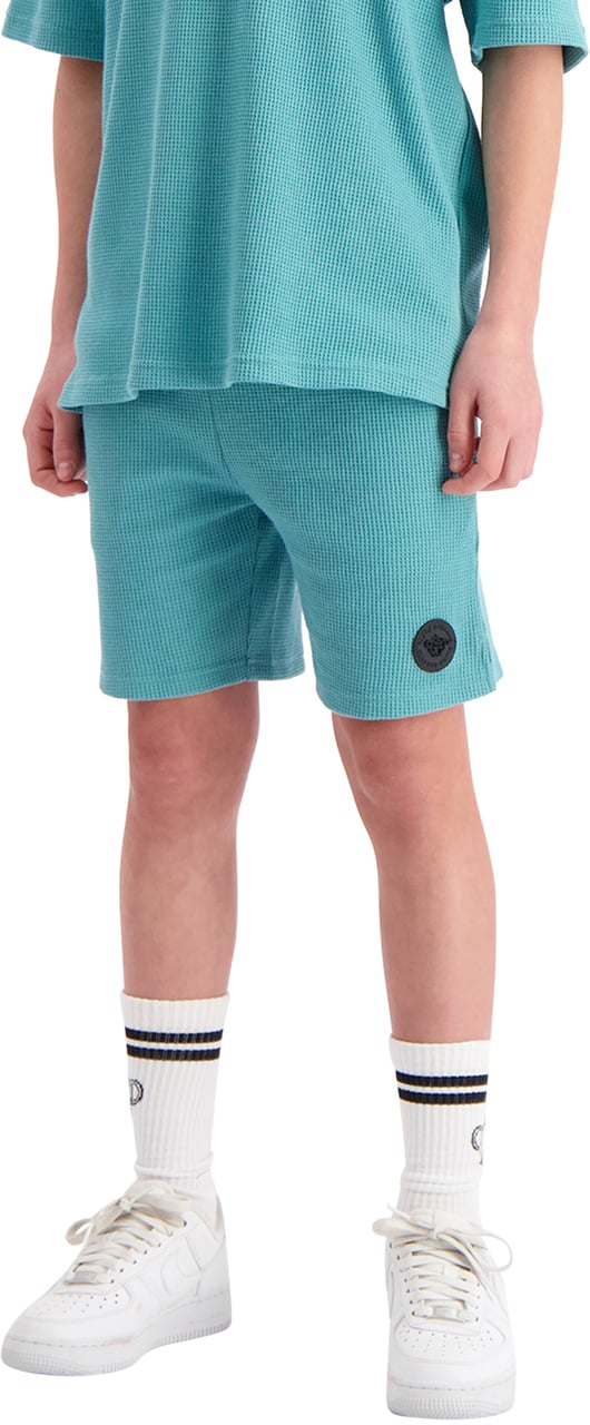 Black Bananas Kids Waffle Shorts Groen