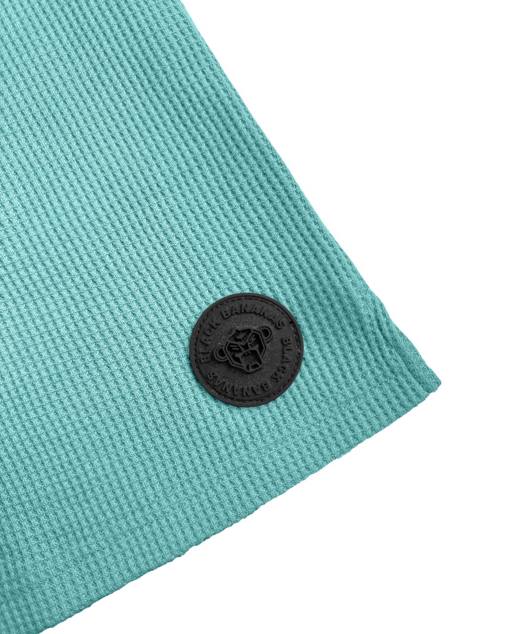 Black Bananas Kids Waffle Shorts Groen