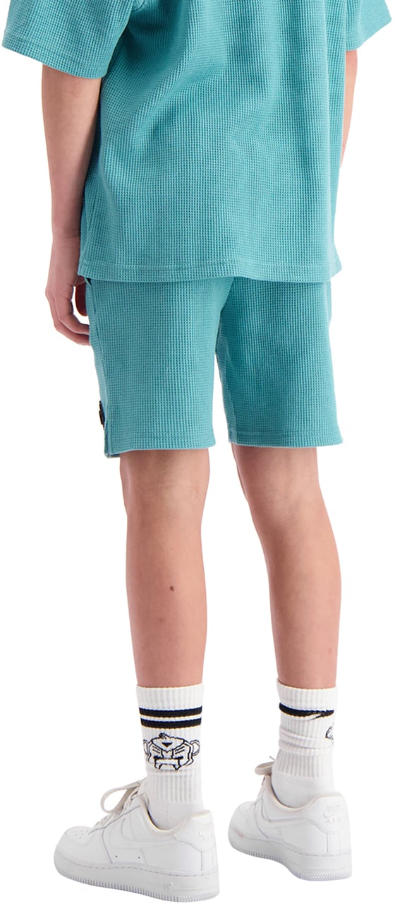 Black Bananas Kids Waffle Shorts Groen