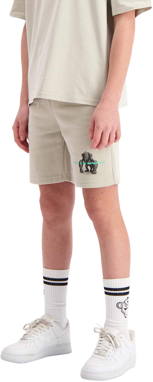 Black Bananas Kids 3d Convoy Sweatshorts Grijs