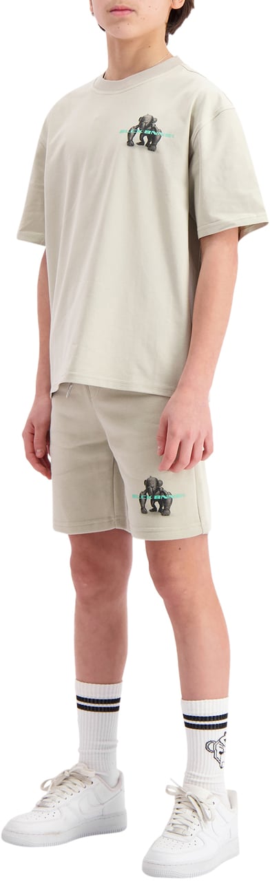 Black Bananas Kids 3d Convoy Sweatshorts Grijs