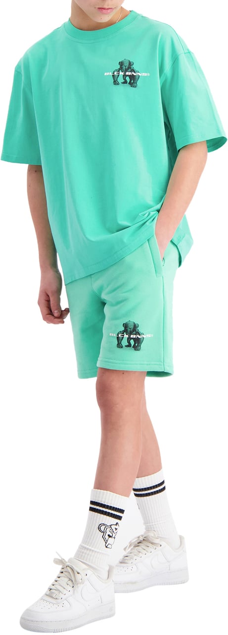 Black Bananas Kids 3d Convoy Sweatshorts Groen