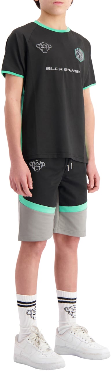 Black Bananas Kids Football Shorts Zwart