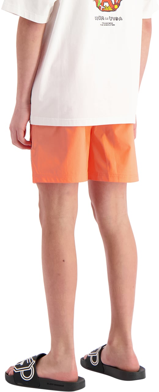 Black Bananas Kids Luck Swimshorts Rood