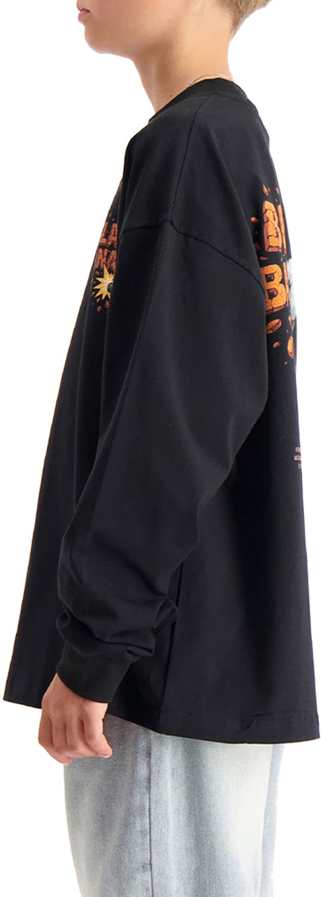 Black Bananas Kids Explode Longsleeve Zwart