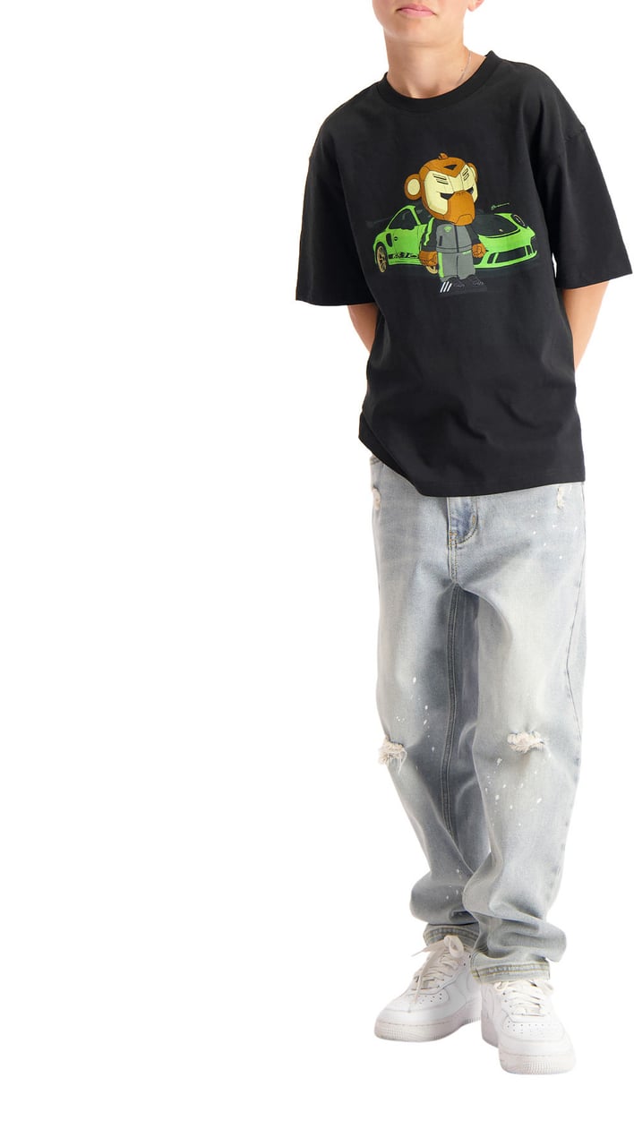 Black Bananas Kids Bb3 Rs T-shirt Zwart