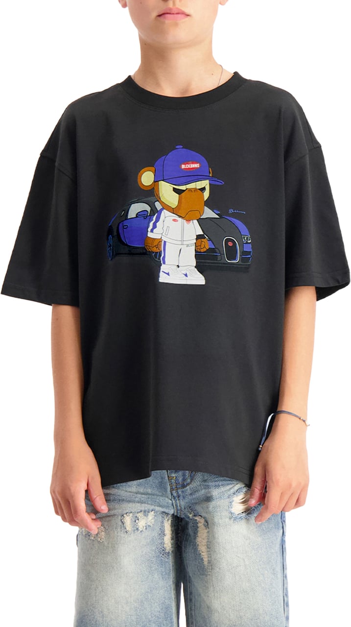 Black Bananas Kids Bbugatty T-shirt Zwart