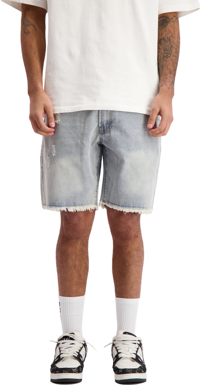 Black Bananas CUT OFF  DENIM SHORTS Lichtblauw