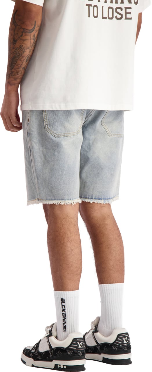 Black Bananas CUT OFF  DENIM SHORTS Lichtblauw