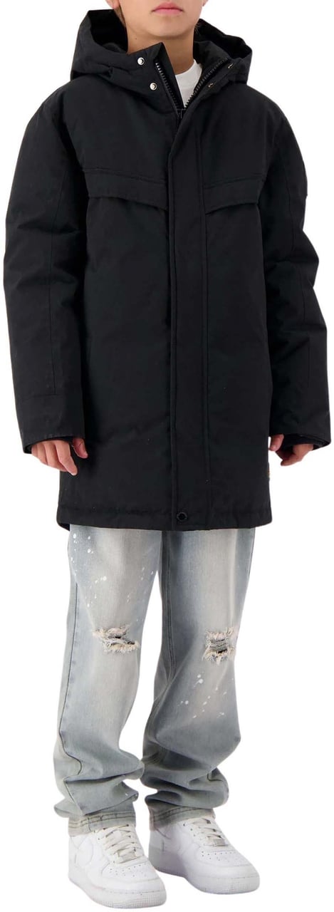 Black Bananas JR. PARKA PLATE JACKET Zwart