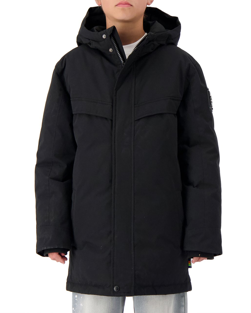 Black Bananas Jr. Parka Plate Jacket Zwart