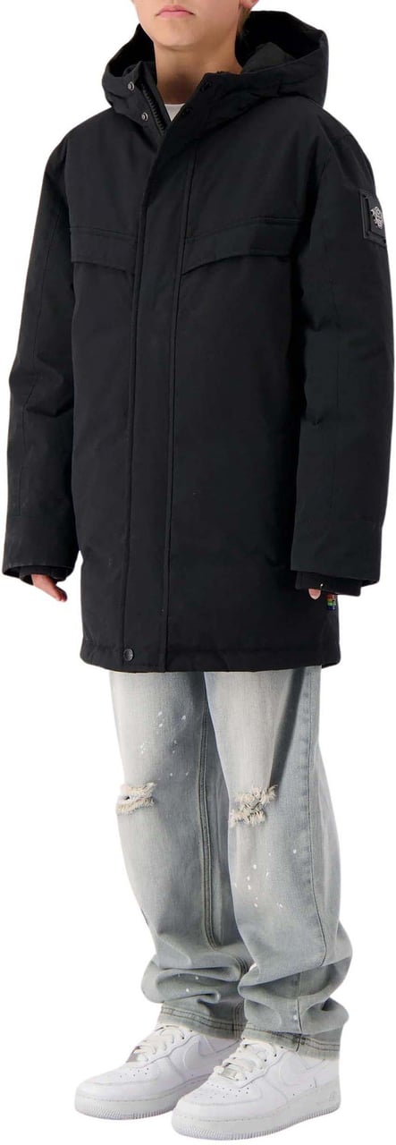 Black Bananas JR. PARKA PLATE JACKET Zwart