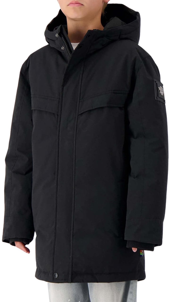 Black Bananas JR. PARKA PLATE JACKET Zwart