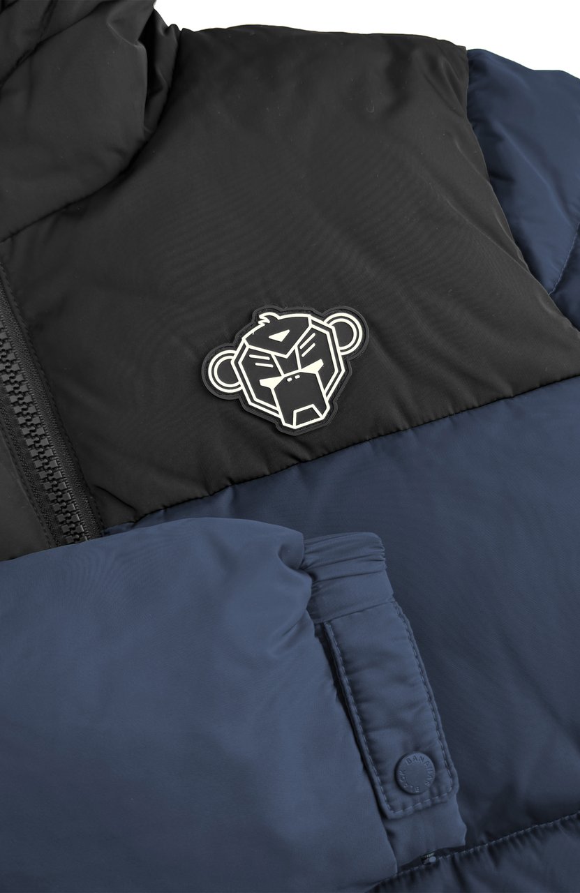 Black Bananas Jr. Peek Puffer Jacket Blauw